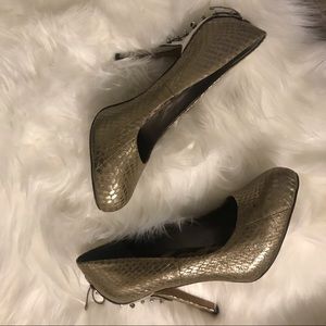 Gold Sam Edelman heels